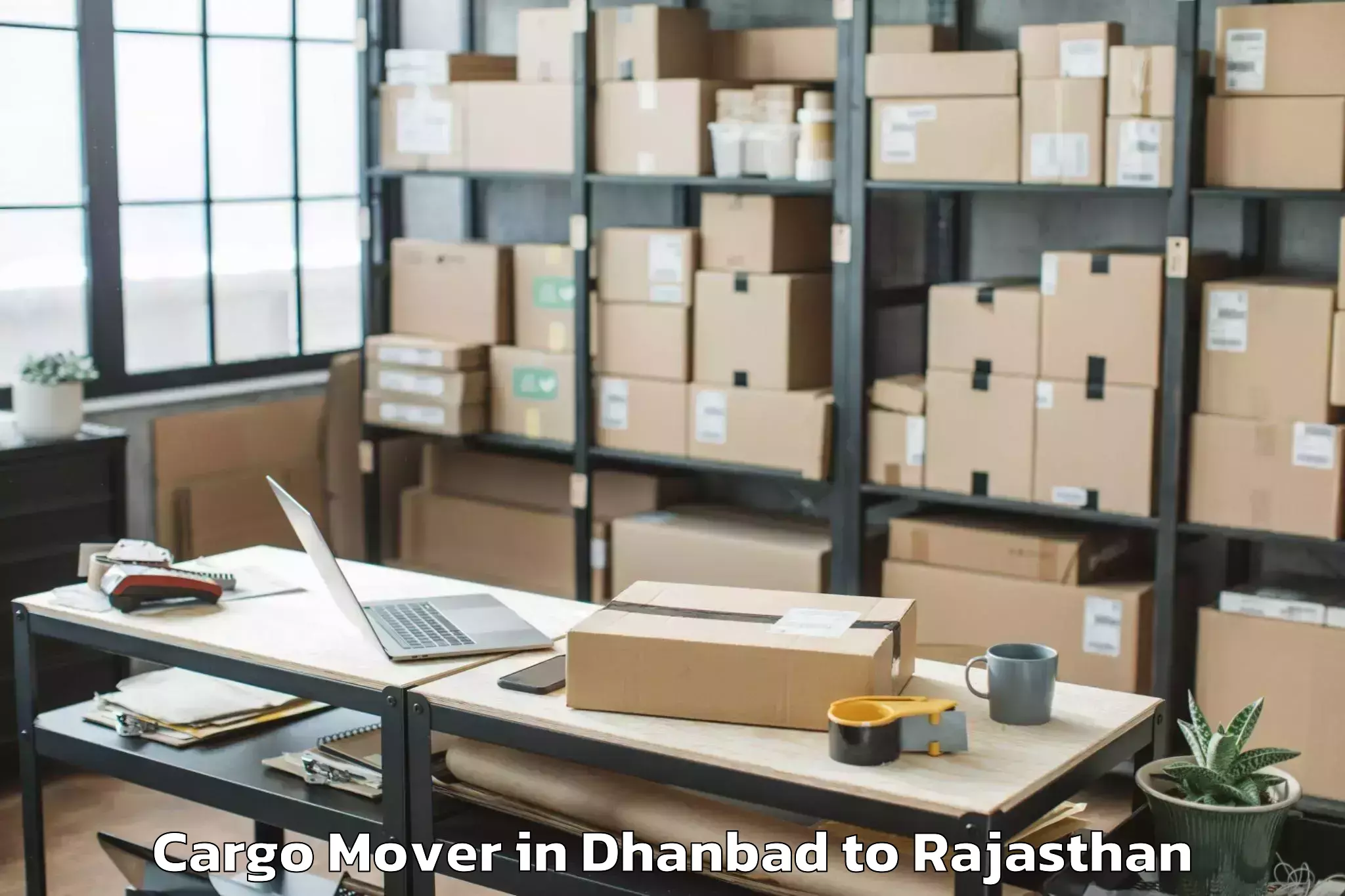 Top Dhanbad to Chaksu Cargo Mover Available